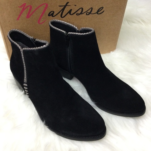 Matisse Merge Suede Bootie - Black - Size 9M - New In Box - Picture 2 of 9
